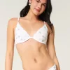 Eyelet Underwire Bikini Top,Eyelet Underwire Bikini Top