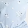 Eyelet Underwire Bikini Top,Eyelet Underwire Bikini Top