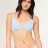 Eyelet Underwire Bikini Top,Eyelet Underwire Bikini Top