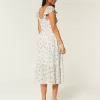 Flutter Sleeve Double-Tie Midi Dress,Flutter Sleeve Double-Tie Midi Dress Flutter Sleeve Double-Tie Midi Dress,Flutter Sleeve Double-Tie Midi Dress