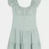 Flutter Sleeve Skort Dress,Flutter Sleeve Skort Dress