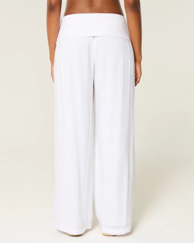Foldover Waist Super Baggy Pants,Foldover Waist Super Baggy Pants Foldover Waist Super Baggy Pants,Foldover Waist Super Baggy Pants
