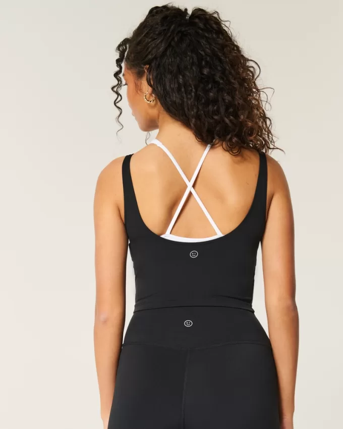 Gilly Hicks Active Boost Layered Plunge Tank,Gilly Hicks Active Boost Layered Plunge Tank