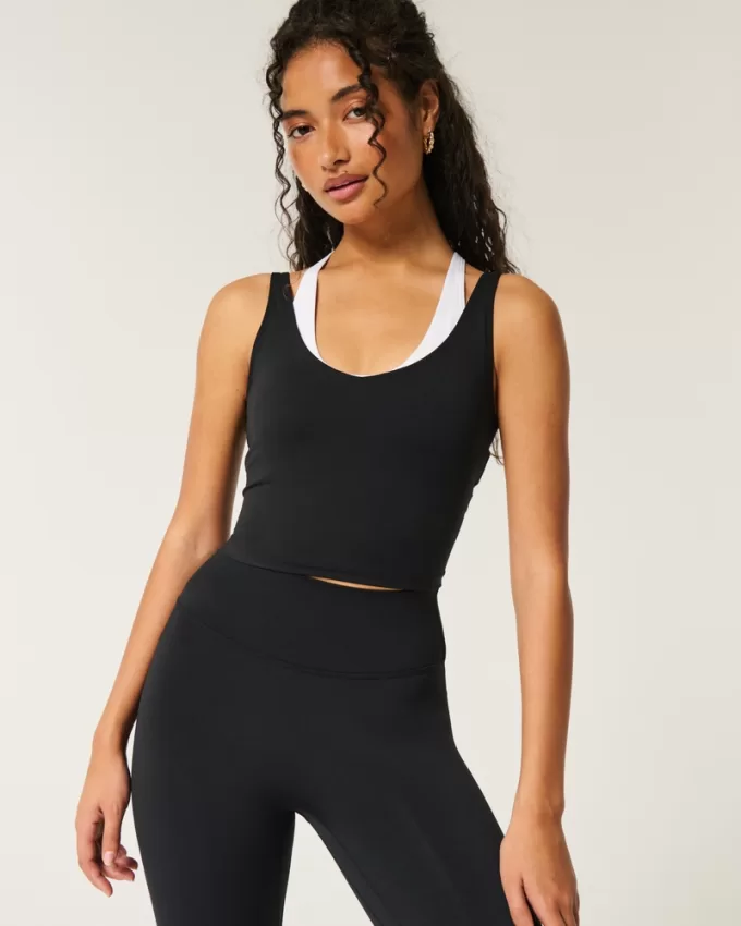 Gilly Hicks Active Boost Layered Plunge Tank,Gilly Hicks Active Boost Layered Plunge Tank