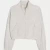 Gilly Hicks Active Cooldown Crop Track Jacket,Gilly Hicks Active Cooldown Crop Track Jacket