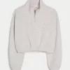 Gilly Hicks Active Cooldown Quarter-Zip Top,Gilly Hicks Active Cooldown Quarter-Zip Top
