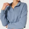 Gilly Hicks Active Cooldown Quarter-Zip Top,Gilly Hicks Active Cooldown Quarter-Zip Top