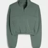 Gilly Hicks Active Cooldown Quarter-Zip Top,Gilly Hicks Active Cooldown Quarter-Zip Top
