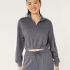 Gilly Hicks Active Cooldown Quarter-Zip Top,Gilly Hicks Active Cooldown Quarter-Zip Top
