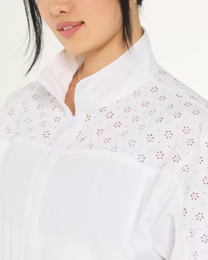 Gilly Hicks Active Eyelet Windbreaker,Gilly Hicks Active Eyelet Windbreaker