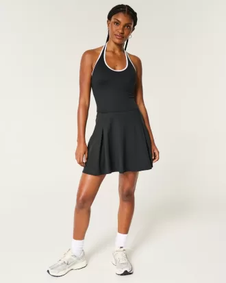 Gilly Hicks Active Pleated Halter Dress,Gilly Hicks Active Pleated Halter Dress