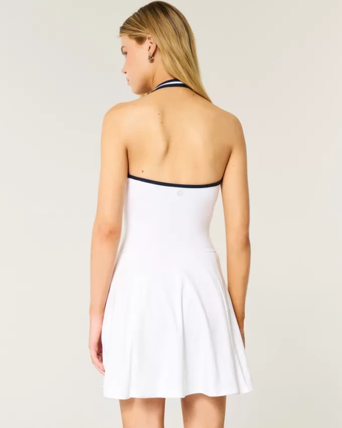 Gilly Hicks Active Pleated Halter Dress,Gilly Hicks Active Pleated Halter Dress