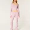 Gilly Hicks Active Recharge Long-Sleeve Plunge Top,Gilly Hicks Active Recharge Long-Sleeve Plunge Top