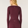 Gilly Hicks Active Recharge Long-Sleeve Plunge Top,Gilly Hicks Active Recharge Long-Sleeve Plunge Top Gilly Hicks Active Recharge Long-Sleeve Plunge Top,Gilly Hicks Active Recharge Long-Sleeve Plunge Top