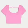 Gilly Hicks Active Recharge Open-Back Tee,Gilly Hicks Active Recharge Open-Back Tee