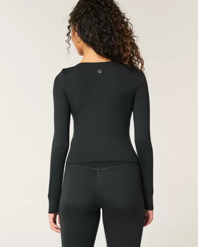 Gilly Hicks Active Recharge Ruched Sweetheart Top,Gilly Hicks Active Recharge Ruched Sweetheart Top
