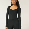Gilly Hicks Active Recharge Ruched Sweetheart Top,Gilly Hicks Active Recharge Ruched Sweetheart Top