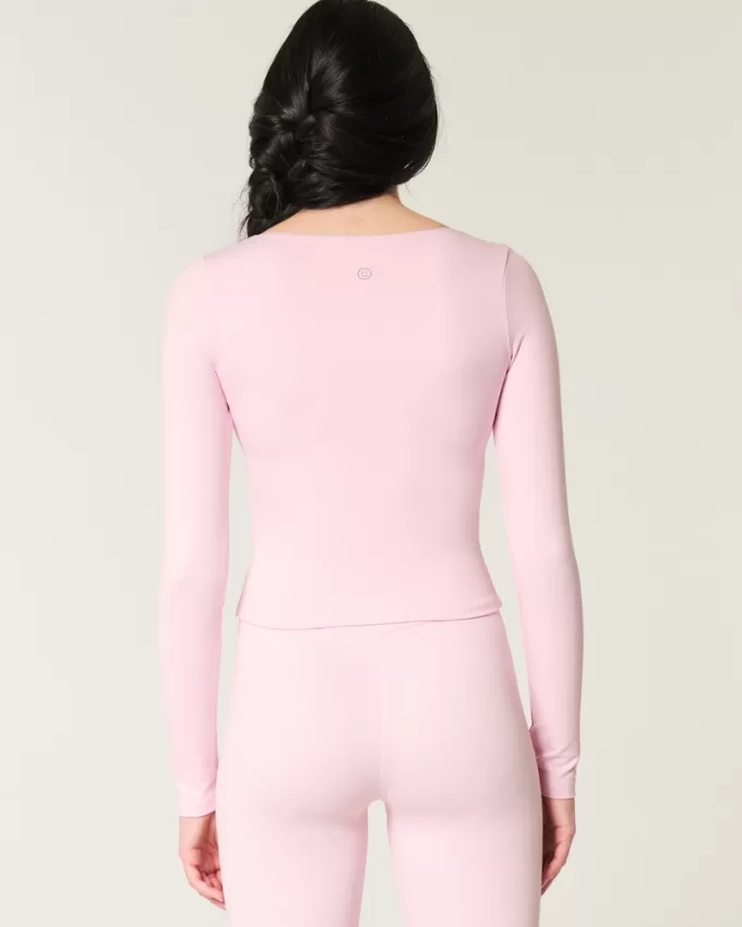 Gilly Hicks Active Recharge Ruched Sweetheart Top,Gilly Hicks Active Recharge Ruched Sweetheart Top