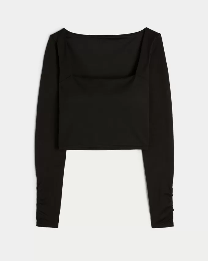 Gilly Hicks Active Recharge Square-Neck Top,Gilly Hicks Active Recharge Square-Neck Top Gilly Hicks Active Recharge Square-Neck Top,Gilly Hicks Active Recharge Square-Neck Top