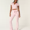 Gilly Hicks Active Recharge Tie-Waist Boot Pants,Gilly Hicks Active Recharge Tie-Waist Boot Pants