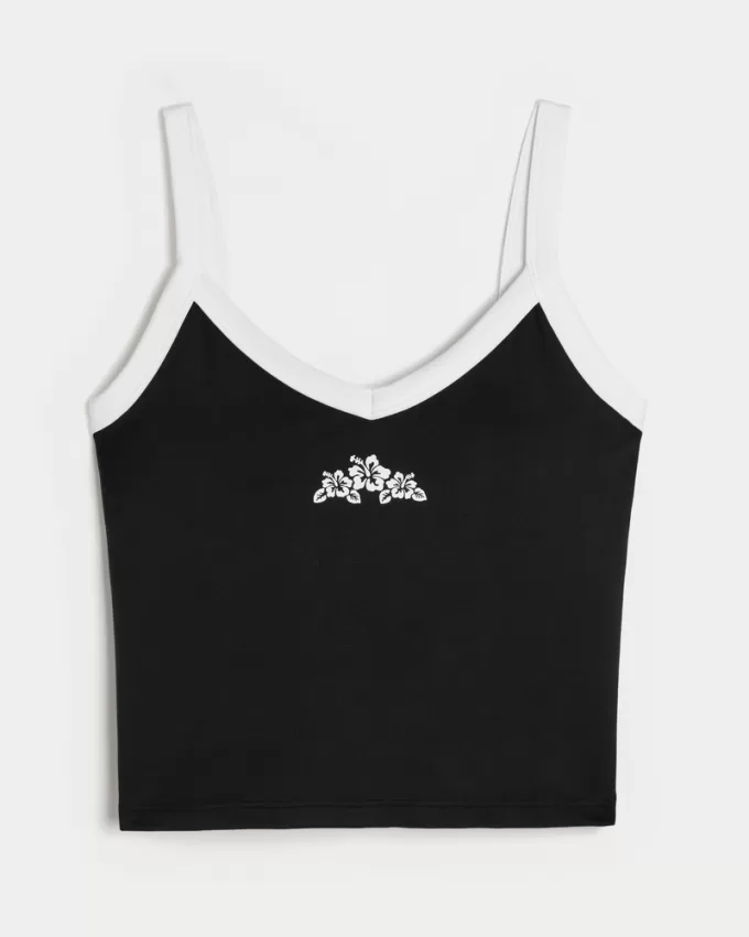 Gilly Hicks Active Recharge Tipped Tank,Gilly Hicks Active Recharge Tipped Tank