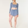 Gilly Hicks Active Recharge Ultra-Crop Long-Sleeve Top,Gilly Hicks Active Recharge Ultra-Crop Long-Sleeve Top