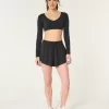 Gilly Hicks Active Recharge Ultra-Crop Plunge Top,Gilly Hicks Active Recharge Ultra-Crop Plunge Top