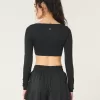 Gilly Hicks Active Recharge Ultra-Crop Plunge Top,Gilly Hicks Active Recharge Ultra-Crop Plunge Top
