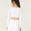 Gilly Hicks Active Recharge Ultra-Crop Plunge Top,Gilly Hicks Active Recharge Ultra-Crop Plunge Top
