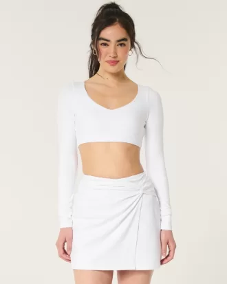 Gilly Hicks Active Recharge Ultra-Crop Plunge Top,Gilly Hicks Active Recharge Ultra-Crop Plunge Top Gilly Hicks Active Recharge Ultra-Crop Plunge Top,Gilly Hicks Active Recharge Ultra-Crop Plunge Top