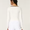 Gilly Hicks Active Recharge Under-Bust Long-Sleeve Top,Gilly Hicks Active Recharge Under-Bust Long-Sleeve Top