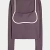 Gilly Hicks Active Recharge Under-Bust Long-Sleeve Top,Gilly Hicks Active Recharge Under-Bust Long-Sleeve Top