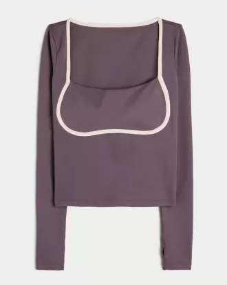 Gilly Hicks Active Recharge Under-Bust Long-Sleeve Top,Gilly Hicks Active Recharge Under-Bust Long-Sleeve Top Gilly Hicks Active Recharge Under-Bust Long-Sleeve Top,Gilly Hicks Active Recharge Under-Bust Long-Sleeve Top