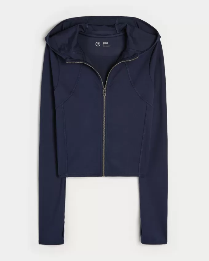 Gilly Hicks Active Recharge Zip-Up Hoodie,Gilly Hicks Active Recharge Zip-Up Hoodie