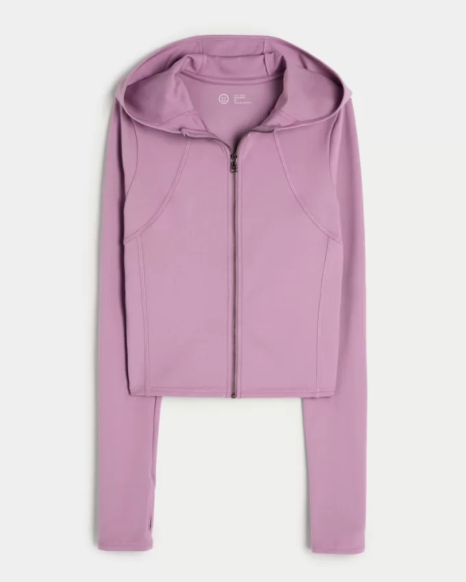 Gilly Hicks Active Recharge Zip-Up Hoodie,Gilly Hicks Active Recharge Zip-Up Hoodie