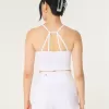 Gilly Hicks Active Ribbed Seamless Fabric High-Neck Tank,Gilly Hicks Active Ribbed Seamless Fabric High-Neck Tank