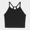 Gilly Hicks Active Ribbed Seamless Fabric High-Neck Tank,Gilly Hicks Active Ribbed Seamless Fabric High-Neck Tank