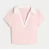 Gilly Hicks Active Short-Sleeve Polo,Gilly Hicks Active Short-Sleeve Polo