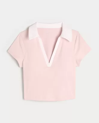 Gilly Hicks Active Short-Sleeve Polo,Gilly Hicks Active Short-Sleeve Polo