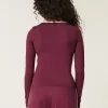 Gilly Hicks Active Tipped Wrap Top,Gilly Hicks Active Tipped Wrap Top