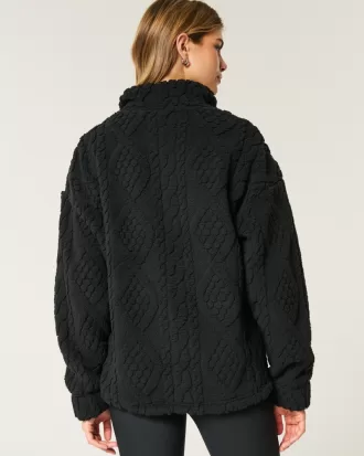 Gilly Hicks Cozy Quarter-Zip Sweatshirt,Gilly Hicks Cozy Quarter-Zip Sweatshirt