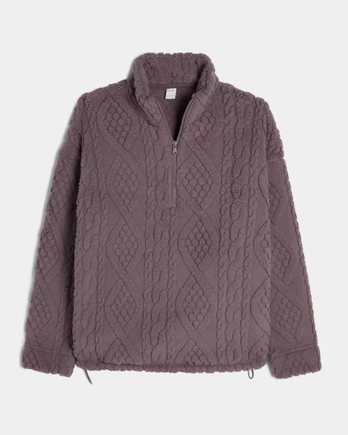 Gilly Hicks Cozy Quarter-Zip Sweatshirt,Gilly Hicks Cozy Quarter-Zip Sweatshirt Gilly Hicks Cozy Quarter-Zip Sweatshirt,Gilly Hicks Cozy Quarter-Zip Sweatshirt