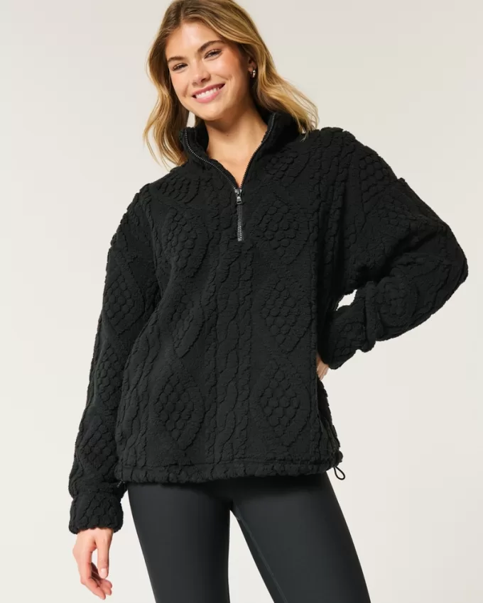 Gilly Hicks Cozy Quarter-Zip Sweatshirt,Gilly Hicks Cozy Quarter-Zip Sweatshirt Gilly Hicks Cozy Quarter-Zip Sweatshirt,Gilly Hicks Cozy Quarter-Zip Sweatshirt
