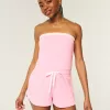Gilly Hicks Cozy Strapless Waffle Onesie,Gilly Hicks Cozy Strapless Waffle Onesie