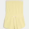 Gilly Hicks Cozy Strapless Waffle Onesie,Gilly Hicks Cozy Strapless Waffle Onesie