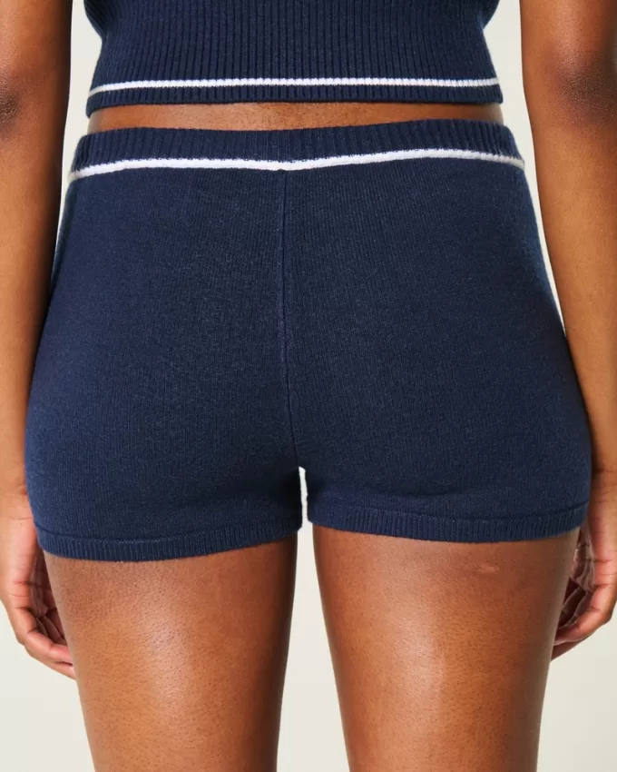 Gilly Hicks Cozy Sweater-Knit Shorts,Gilly Hicks Cozy Sweater-Knit Shorts