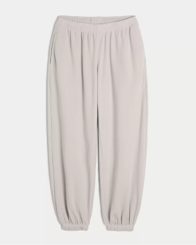 Gilly Hicks Cozy Waffle Baggy Joggers,Gilly Hicks Cozy Waffle Baggy Joggers