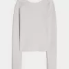 Gilly Hicks Cozy Waffle Boat-Neck Top,Gilly Hicks Cozy Waffle Boat-Neck Top
