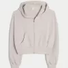 Gilly Hicks Cozy Waffle Zip-Up Hoodie,Gilly Hicks Cozy Waffle Zip-Up Hoodie