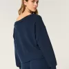 Gilly Hicks Off-the-Shoulder V-Neck Waffle Top,Gilly Hicks Off-the-Shoulder V-Neck Waffle Top